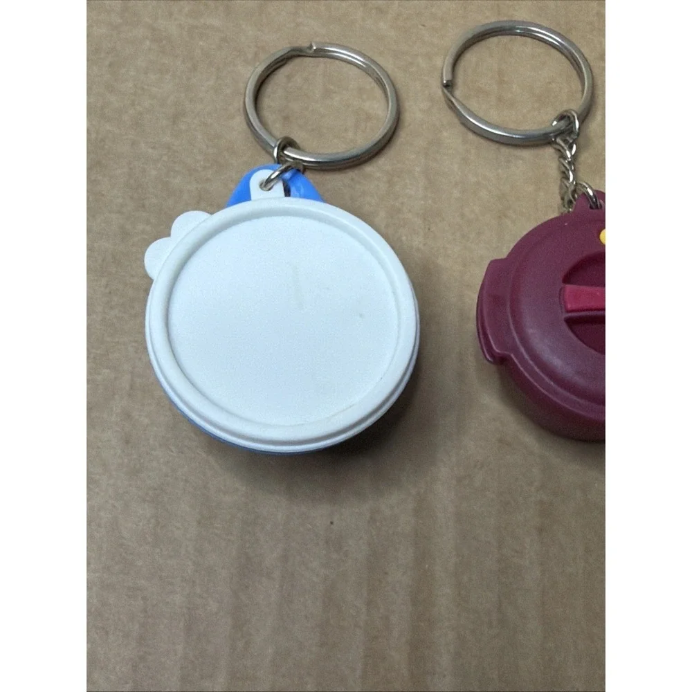 Tupperware Keychain Set of 3 Mini Fridgesmart, Micro Pressure, Thats-a-Bowl